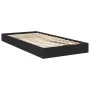 Black engineered wood bed frame 90x200 cm by vidaXL, Beds and slatted bases - Ref: Foro24-842064, Price: 68,91 €, Discount: %