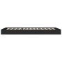 Black engineered wood bed frame 90x200 cm by vidaXL, Beds and slatted bases - Ref: Foro24-842064, Price: 69,85 €, Discount: %