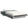 Estructura de cama madera de ingeniería gris hormigón 90x200cm de vidaXL, Camas y somieres - Ref: Foro24-842066, Precio: 66,80 €