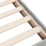 Concrete gray engineered wood bed frame 90x200cm by vidaXL, Beds and slatted bases - Ref: Foro24-842066, Price: 65,92 €, Disc...