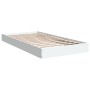 Weißer Bettrahmen aus Holzwerkstoff, 90 x 190 cm von vidaXL, Betten und Lattenroste - Ref: Foro24-842070, Preis: 79,29 €, Rab...