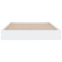 Weißer Bettrahmen aus Holzwerkstoff, 90 x 190 cm von vidaXL, Betten und Lattenroste - Ref: Foro24-842070, Preis: 79,29 €, Rab...