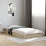 Sonoma oak engineered wood bed frame 90x190 cm by vidaXL, Beds and slatted bases - Ref: Foro24-842072, Price: 73,27 €, Discou...