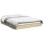 Sonoma oak engineered wood bed frame 120x190 cm by vidaXL, Beds and slatted bases - Ref: Foro24-842051, Price: 87,65 €, Disco...