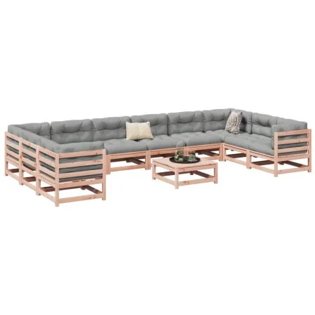 Gartensofa-Set 11-teilig aus massivem Douglasienholz von vidaXL, Gartensets - Ref: Foro24-3299646, Preis: 606,67 €, Rabatt: %