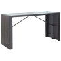 Garden table and high stools 9 pieces black synthetic rattan by vidaXL, Garden sets - Ref: Foro24-49569, Price: 547,91 €, Dis...