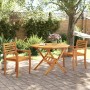 Gartenstühle 2 Stück massives Akazienholz 59x55x85 cm von vidaXL, Gartenstühle - Ref: Foro24-4004912, Preis: 127,13 €, Rabatt: %