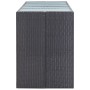 Garden table and high stools 9 pieces black synthetic rattan by vidaXL, Garden sets - Ref: Foro24-49569, Price: 547,91 €, Dis...