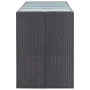 Garden table and high stools 9 pieces black synthetic rattan by vidaXL, Garden sets - Ref: Foro24-49569, Price: 541,35 €, Dis...