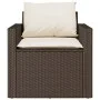 4-piece garden sofa set and brown synthetic rattan cushions by vidaXL, Garden sets - Ref: Foro24-366360, Price: 252,25 €, Dis...