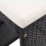 Garden table and high stools 9 pieces black synthetic rattan by vidaXL, Garden sets - Ref: Foro24-49569, Price: 547,91 €, Dis...