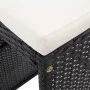 Garden table and high stools 9 pieces black synthetic rattan by vidaXL, Garden sets - Ref: Foro24-49569, Price: 541,35 €, Dis...