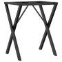 Patas de mesa de comedor estructura X hierro fundido 60x40x73cm