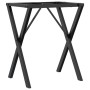 Patas de mesa de comedor estructura X hierro fundido 50x40x73cm