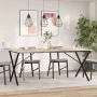 Cast iron X-structure dining table legs 160x80x73 cm by vidaXL, Table legs - Ref: Foro24-357912, Price: 72,67 €, Discount: %