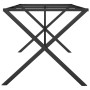 Patas de mesa comedor estructura X hierro fundido 160x80x73 cm