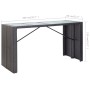 Garden table and high stools 9 pieces black synthetic rattan by vidaXL, Garden sets - Ref: Foro24-49569, Price: 547,91 €, Dis...