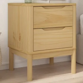 FLORO Nachttisch aus wachsbraunem Kiefernholz 45x39x57 cm von vidaXL, Nachttische - Ref: Foro24-374002, Preis: 84,95 €, Rabat...