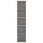 Estantería madera contrachapada gris hormigón 40x30x189 cm de vidaXL, Librerías y estanterías - Ref: Foro24-800958, Precio: 5...