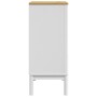 Cómoda cajonera FLORO madera maciza de pino blanco