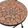 Juego de bistró de mosaico de hierro y cerámica terracota de vidaXL, Conjuntos de jardín - Ref: Foro24-3216352, Precio: 213,8...