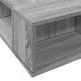 Sonoma gray engineered wood bed frame 200x200 cm by vidaXL, Beds and slatted bases - Ref: Foro24-3280452, Price: 162,38 €, Di...