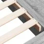 Sonoma gray engineered wood bed frame 200x200 cm by vidaXL, Beds and slatted bases - Ref: Foro24-3280452, Price: 162,38 €, Di...