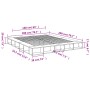 Sonoma-grauer Holzwerkstoff-Bettrahmen 200 x 200 cm von vidaXL, Betten und Lattenroste - Ref: Foro24-3280452, Preis: 164,37 €...