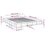Sonoma gray engineered wood bed frame 200x200 cm by vidaXL, Beds and slatted bases - Ref: Foro24-3280452, Price: 162,38 €, Di...