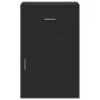 Black engineered wood storage cabinet 56.5x39x90 cm by vidaXL, Lockers and storage cabinets - Ref: Foro24-840710, Price: 76,2...