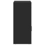Armario de almacenaje madera de ingeniería negro 56,5x39x90 cm