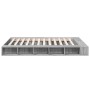 Sonoma gray engineered wood bed frame 150x200 cm by vidaXL, Beds and slatted bases - Ref: Foro24-3280473, Price: 168,43 €, Di...