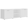 Sperrholz TV-Möbel weiß 120x34x37 cm von vidaXL, TV-Möbel - Ref: Foro24-801161, Preis: 63,67 €, Rabatt: %