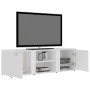 Sperrholz TV-Möbel weiß 120x34x37 cm von vidaXL, TV-Möbel - Ref: Foro24-801161, Preis: 63,67 €, Rabatt: %