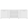 Sperrholz TV-Möbel weiß 120x34x37 cm von vidaXL, TV-Möbel - Ref: Foro24-801161, Preis: 63,67 €, Rabatt: %
