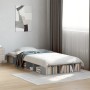 Concrete gray engineered wood bed frame 90x200cm by vidaXL, Beds and slatted bases - Ref: Foro24-3280520, Price: 145,97 €, Di...