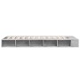 Concrete gray engineered wood bed frame 90x200cm by vidaXL, Beds and slatted bases - Ref: Foro24-3280520, Price: 145,97 €, Di...