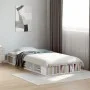 White engineered wood bed frame 90x200 cm by vidaXL, Beds and slatted bases - Ref: Foro24-3280517, Price: 121,17 €, Discount: %
