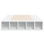 White engineered wood bed frame 90x200 cm by vidaXL, Beds and slatted bases - Ref: Foro24-3280517, Price: 121,17 €, Discount: %