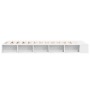 White engineered wood bed frame 90x200 cm by vidaXL, Beds and slatted bases - Ref: Foro24-3280517, Price: 123,02 €, Discount: %