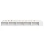 White engineered wood bed frame 90x200 cm by vidaXL, Beds and slatted bases - Ref: Foro24-3280517, Price: 121,17 €, Discount: %