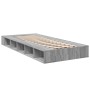 Sonoma gray engineered wood bed frame 90x200 cm by vidaXL, Beds and slatted bases - Ref: Foro24-3280522, Price: 150,60 €, Dis...