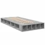 Estructura de cama madera de ingeniería gris Sonoma 100x200 cm de vidaXL, Camas y somieres - Ref: Foro24-3280515, Precio: 123...
