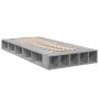 Sonoma gray engineered wood bed frame 100x200 cm by vidaXL, Beds and slatted bases - Ref: Foro24-3280515, Price: 124,92 €, Di...
