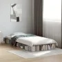 Sonoma-grauer Holzwerkstoff-Bettrahmen 100 x 200 cm von vidaXL, Betten und Lattenroste - Ref: Foro24-3280515, Preis: 123,40 €...