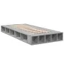 Sonoma gray engineered wood bed frame 90x190 cm by vidaXL, Beds and slatted bases - Ref: Foro24-3280529, Price: 118,47 €, Dis...