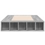 Sonoma gray engineered wood bed frame 90x190 cm by vidaXL, Beds and slatted bases - Ref: Foro24-3280529, Price: 119,90 €, Dis...