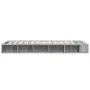 Sonoma gray engineered wood bed frame 90x190 cm by vidaXL, Beds and slatted bases - Ref: Foro24-3280529, Price: 118,47 €, Dis...