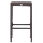 7-teiliges Gartenbar-Set und Kissen aus synthetischem Rattan braun von vidaXL, Gartensets - Ref: Foro24-49559, Preis: 401,77 ...