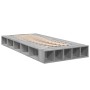 Sonoma gray engineered wood bed frame 75x190 cm by vidaXL, Beds and slatted bases - Ref: Foro24-3280536, Price: 112,89 €, Dis...